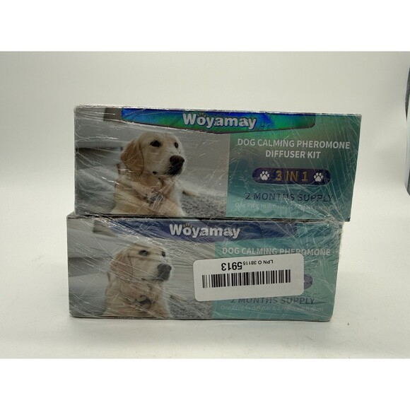Lot 2 Dog Calming Diffuser 3-in-1 Kit Pheromones for Anxiety 2 Refills 120 Days - Picture 8 of 11